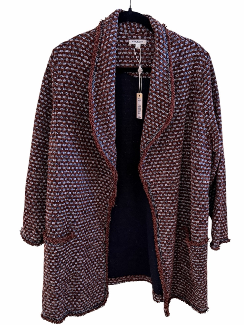 NWT Cozy Open-Front Cardigan Style Coat